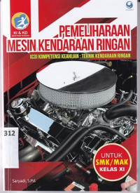 Image of Pemeliharaan Mesin Kendaraan Ringan SMK/MAK Kelas XI