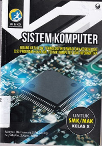 Image of Sistem Komputer untuk SMK/MAK Kelas X
