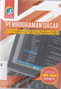 Image of pemograman dasar (c2) kelas x untuk smk/mak
